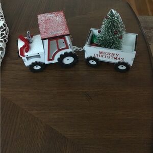 Merry Christmas tractor/train